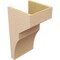 Ekena Millwork 11"W x 11"D x 22"H Wide Monterey Rough Cedar Woodgrain TimberThane Corbel, Primed Tan CORUR11X11X22MONRCPR - alternate 4